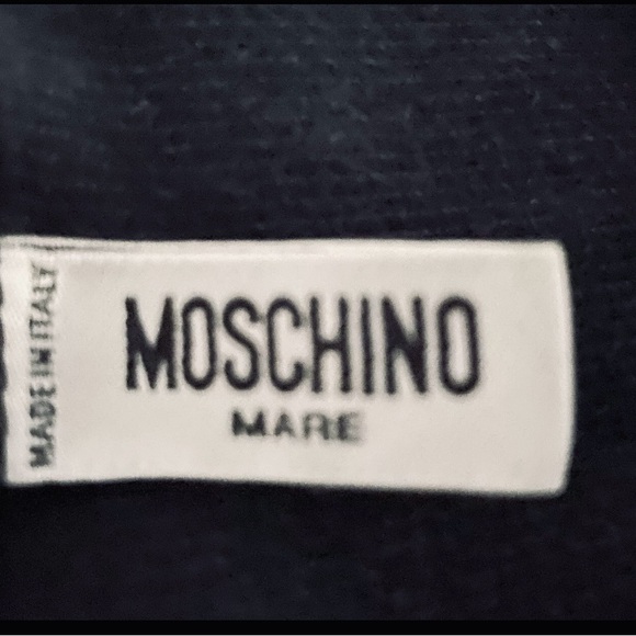 MOSCHINO MARE “Moschino Forever” CollectibleTimeless Black Tank Top S/M - Picture 3 of 6